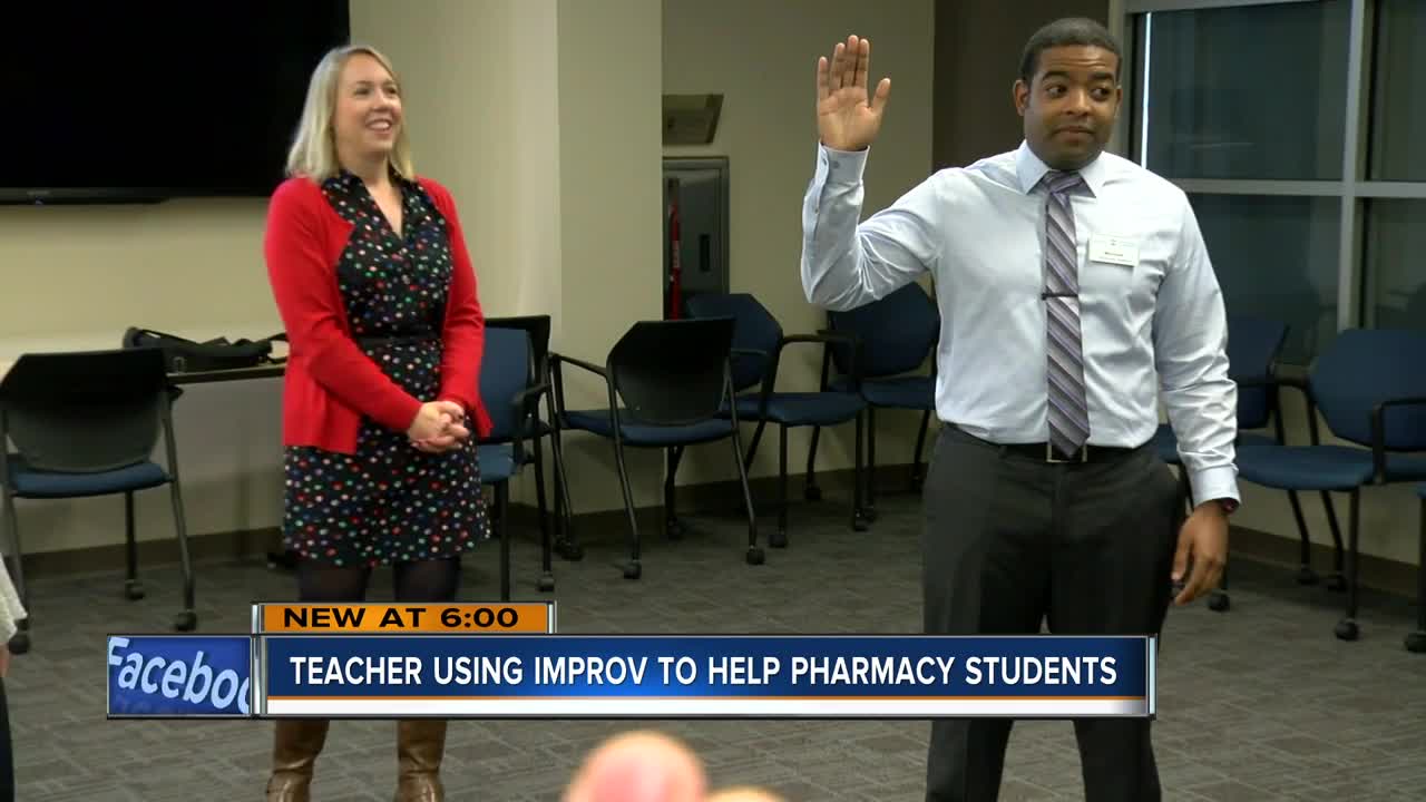 Teacher uses improv to help pharmacy students