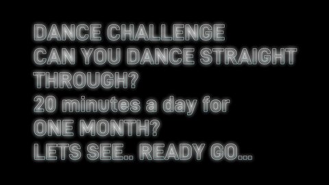 #dancechallenge 20 minutes a day for one month! Can you handle it?