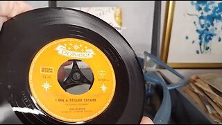 I Bin A Stiller Zecher ~ Gus Backus ~ 1961 Polydor 45rpm Vinyl Single ~ Bush SRP31D Record Player
