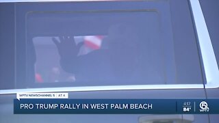Pro-Trump rally held in West Palm Beach