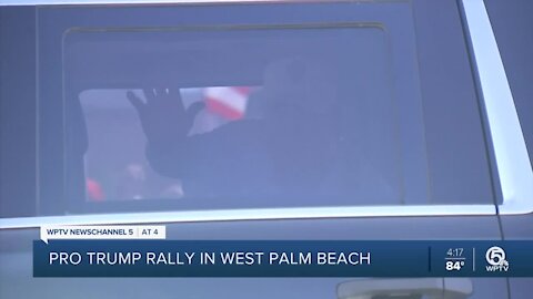 Pro-Trump rally held in West Palm Beach