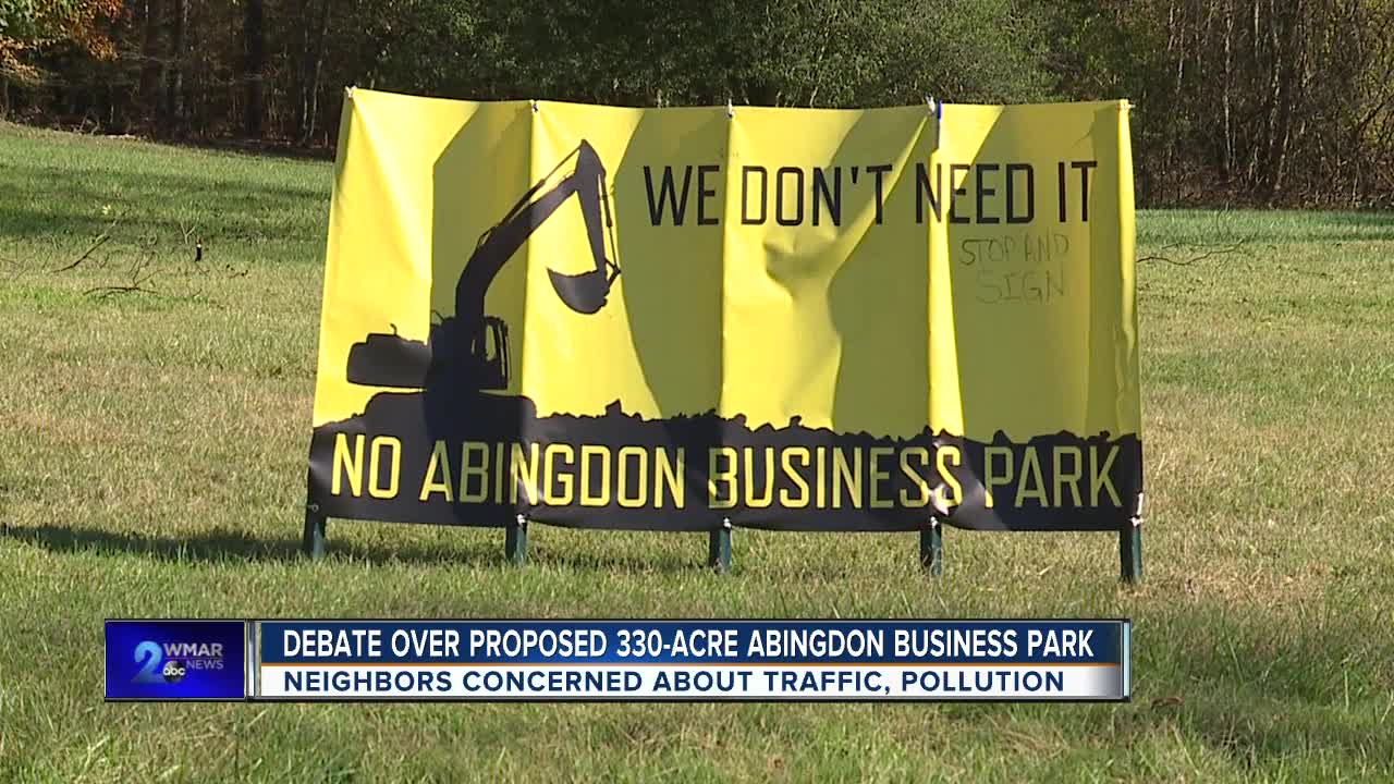 Debate over proposed 330-acre Abingdon Business Park
