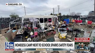 Homeless Camp Next To School Sparks Safety Fears