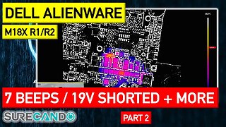 Alienware Revamp_ CPU Short Repair, Part 2 - M18x Not Turning On