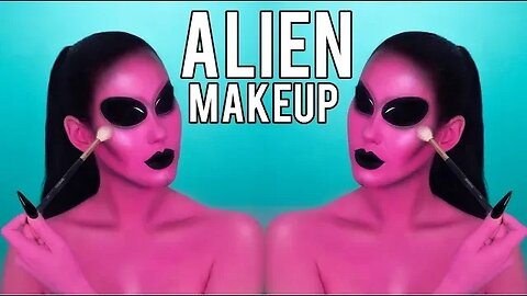 PINK Alien Halloween Makeup Tutorial | Halloween 2019