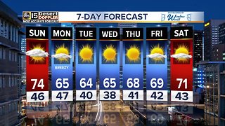 Warm Sunday ahead for the Valley