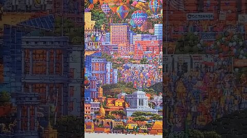 60,000 Piece What a Wonderful World Jigsaw Puzzle Day 44! #shorts #puzzle #jigsawpuzzles #puzzles