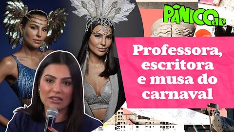 CÍNTIA CHAGAS É A MUSA DE CAMAROTE Nº1 DO CARNAVAL NO RIO