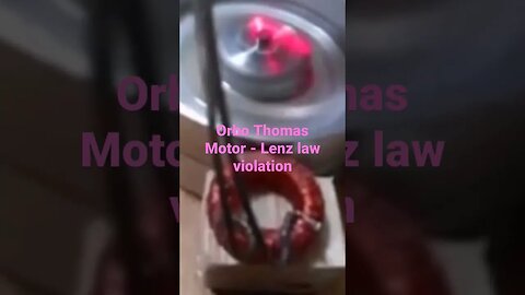 Orbo Thomas Motor - Lenz law violation