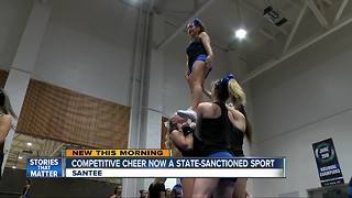 Competitive cheer now a CIF sport, but some athletes have concerns