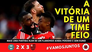 Mais uma partida ruim. No final, valeu apenas pela vitória.