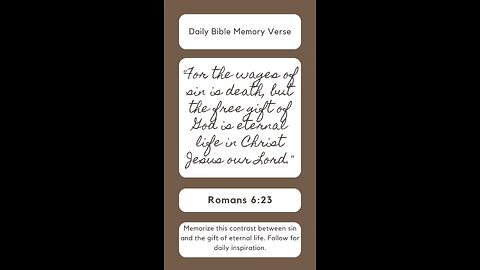 Bible Memory Verse of the Day #christianity #God #Jesus #Bible #Biblestudy #Romans