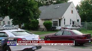 Police looking for 4 men who sexually assaulted woman in basement of Detroit home