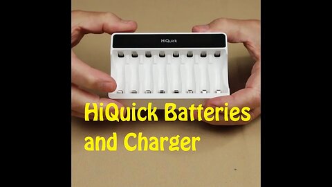 HiQuick AA & AAA Ni MH Batteries and Charger
