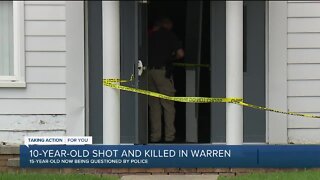 Teen arrested in killing of 10-year-old in Warren