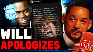 Will Smith Issues PATHETIC Apology Over Chris Rock Slap & Media LIES About Chris Apologizing!