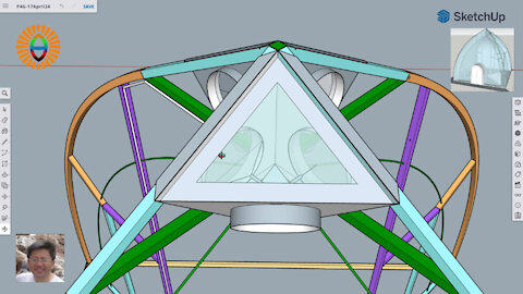 Day 40 of PyraPOD4 G-17 Backyard DIY: 2 Sketchup sessions on details of structure & bubble generator