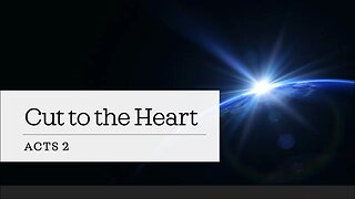 Cut to the Heart | Acts 2 | Pastor Tyler Hamrick