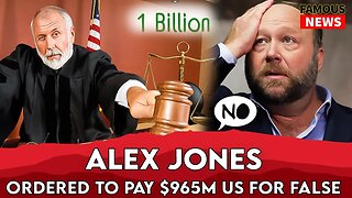 Alex Jones ordered to pay $965M US for false claims about Sandy Hook | Famous News
