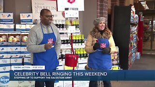 Salvation Army Celebrity Bell Ringing this weekend