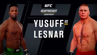 EA Sports UFC 4 Gameplay Brock Lesnar vs Sodiq Yusuff