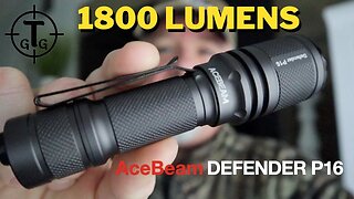 ACE BEAM | Defender P16 1800 Lumen EDC Light Review