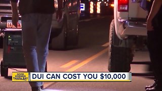 DUI can cost you $10K