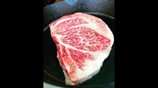 Marbled AF A5 wagyu steak | @BigPaulOnTheGrill 🥩🍽 #shorts