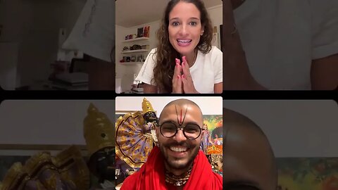 Ana Bravo entrevista o Rishi Mukundananda sobre o Darshan do Guruji a 5 de Novembro em Odivelas