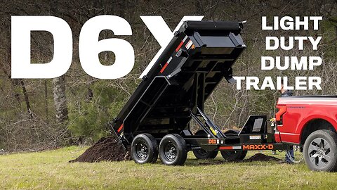 D6X - 7K 60" Light-Duty Dump Trailer | MAXX-D 2023