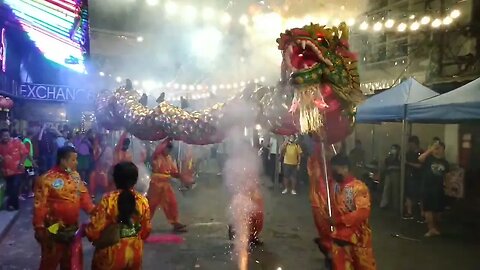 Chinese New Year Dragon in Patpong, Bangkok Thailand 2023