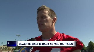 Brian Lewerke, Joe Bachie back as Michigan State captains