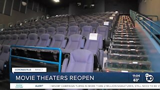 San Diego movie theaters to reopen with county in red tier