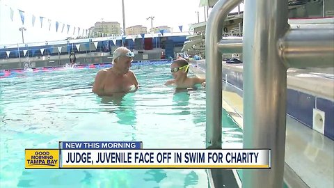 Two star swimmers 81 years apart in age will race each other in St. Petersburg for charity