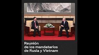 Putin se reúne con el presidente de Vietnam en China