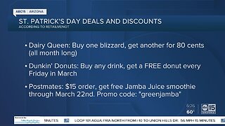 St. Patrick's Day deals around the Valley