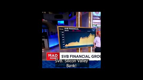 Jim Cramer Pumped Silicon Valley Bank SVB Last Month 🟠⚪🟣 The NPC Show