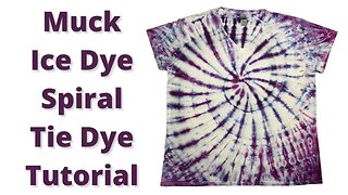 Tie-Dye Designs: Muck Ice Dye Full Tutorial “Happy Little Accidents”
