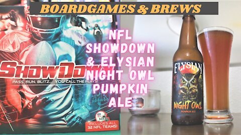 NFL Showdown & Elysian Night Owl Pumpkin Ale