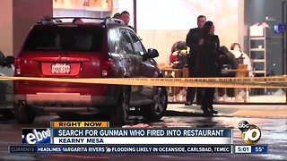 Search for gunman after shooting outside Convoy Street restaurant