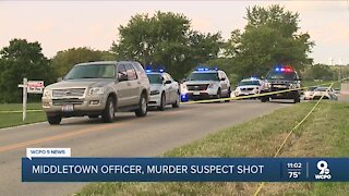 Middletown K9 officer, murder suspect shot after police chase