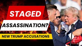 Donald Trump FAKE ASSASSINATION ATTEMPT ACCUSASIONS & DJT Stock Impact