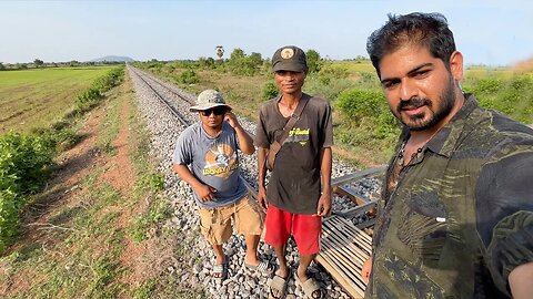 24 Hours on Cambodia's Bamboo Train 🇰🇭