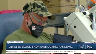 Oklahoma Blood Institute Sees Blood Shortage Due to Pandemic