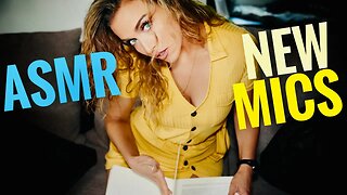 ASMR Gina Carla 🤩 Testing my new microphones with you! 🤗