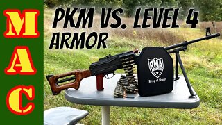 PKM vs. Level IV Plate Armor