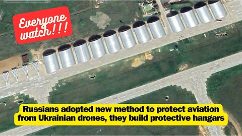 Russians adopted new method to protect aviation from Ukrainian drones, they build protective hangars