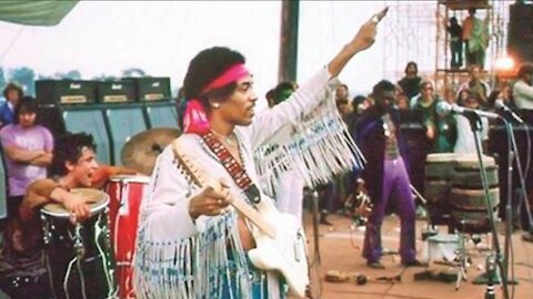 Jimi Hendrix ~ The Star Spangled Banner.....(Woodstock 1969)