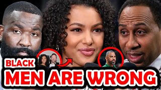 Malika Andrews Cuts Off Kendrick Perkins then Gets Checked by Stephen A Smith | Bias Against Men