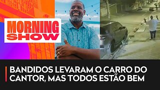 Cantor Péricles é assaltado em frente à casa de sua mãe em Santo André